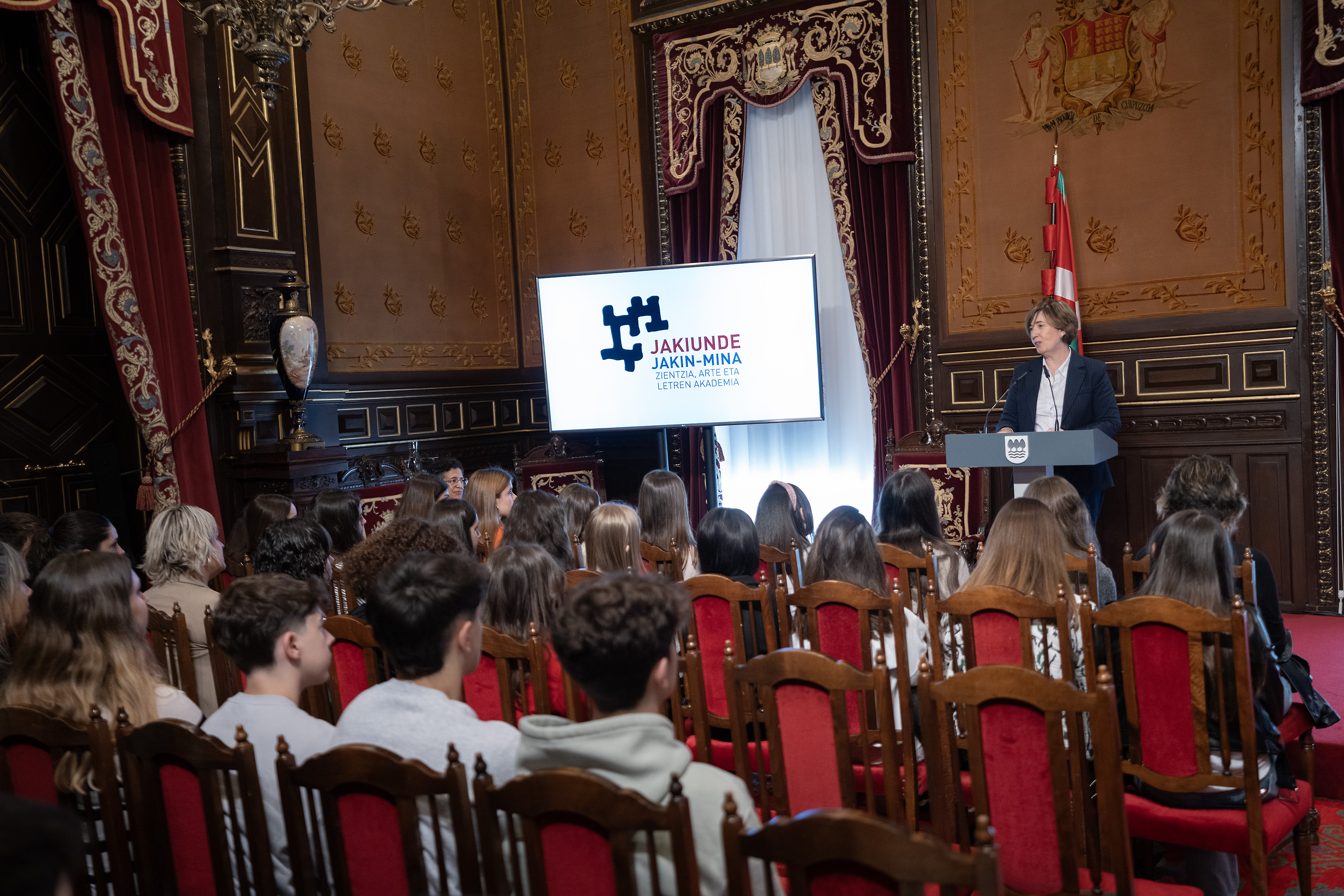 Acto de entrega de certificados Jakin-mina en Gipuzkoa