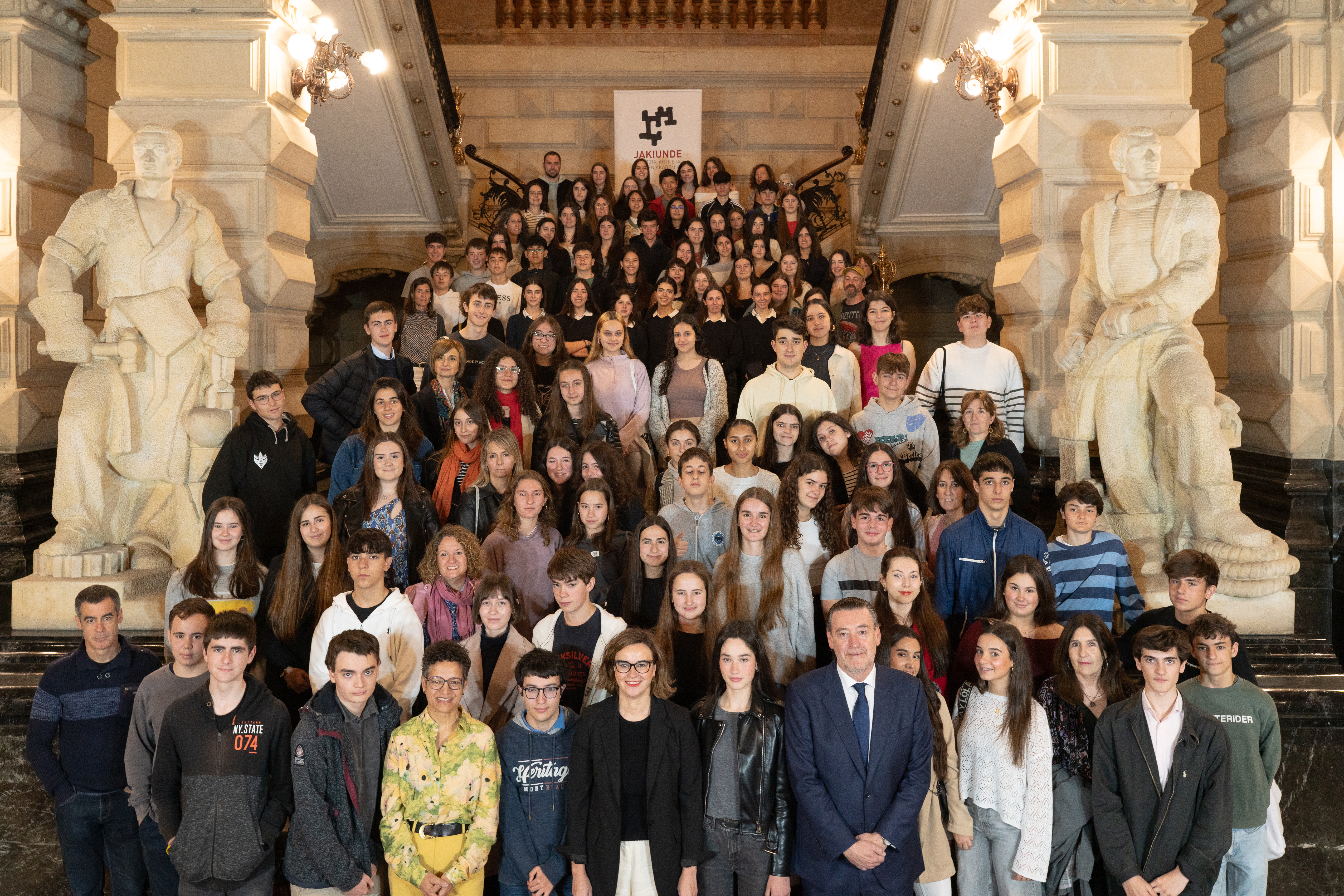 Acto de entrega de certificados Jakin-mina en Bilbao